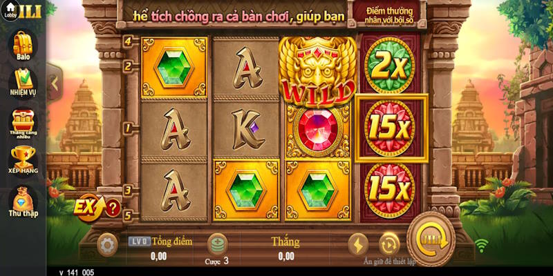 Đa dạng thể loại slot game cho người chơi lựa chọn