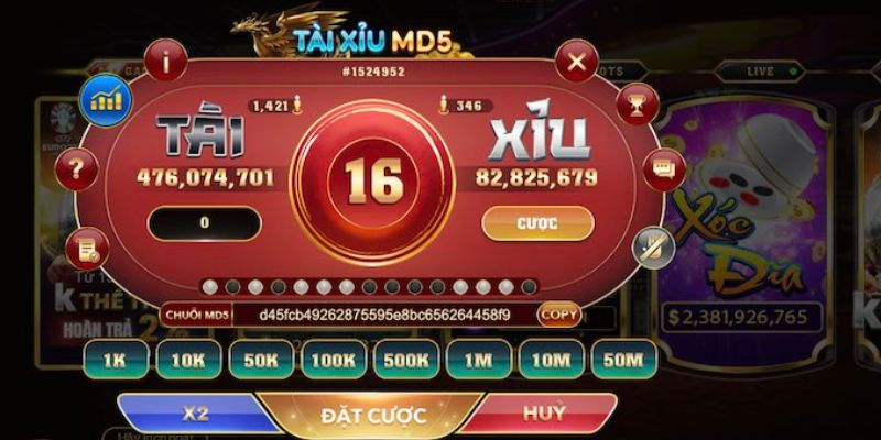 Giới thiệu luật chơi cơ bản của game tài xỉu MD5